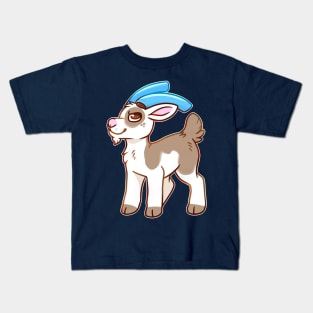 Goat with Pool Noodles Kids T-Shirt